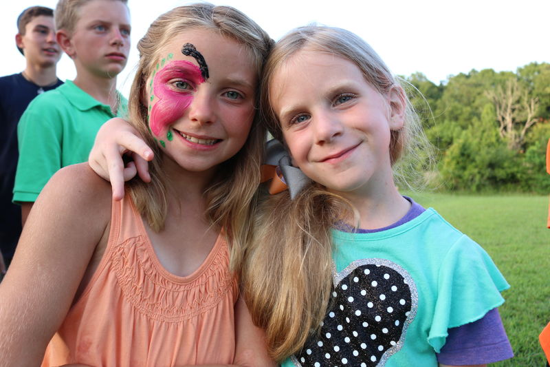 Face painting was a favorite activity at Celebration.