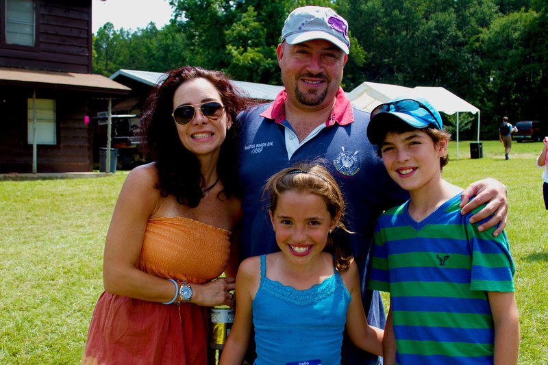 Myriam and Manuel Sr. with Ivy and Manuel Jr. on opening day.  Ivy liked it so much that they got Manuel Jr. to come midway through the summer.  